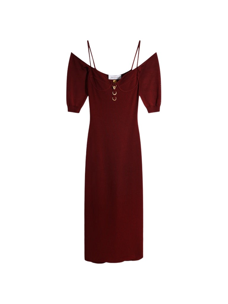 Schiaparelli Balconette Dress Dresses in Schiaparelli Authentic Luxury Fashion at Coveti