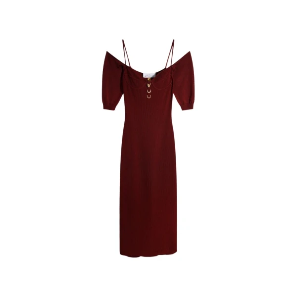 Schiaparelli Balconette Dress Dresses in Schiaparelli Authentic Luxury Fashion at Coveti