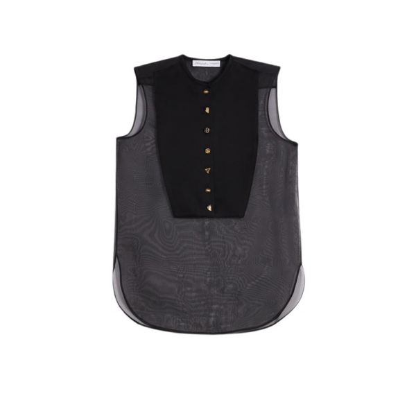 Schiaparelli Bib Top Tops in Schiaparelli Authentic Luxury Fashion at Coveti