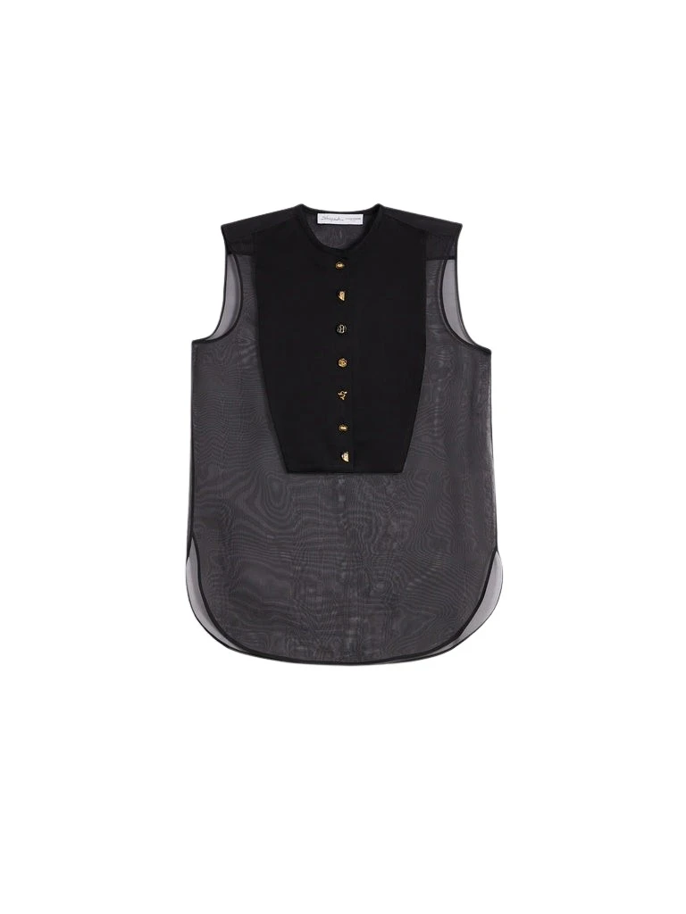 Schiaparelli-Bib-Top85552_nobg Schiaparelli Bib Top Tops in Schiaparelli Authentic Luxury Fashion at Coveti