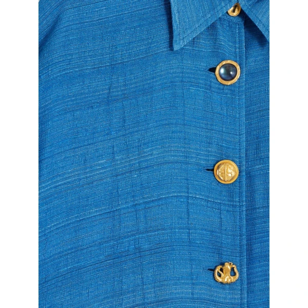 Schiaparelli Bijoux Buttons Cape Tops in Schiaparelli Authentic Luxury Fashion at Coveti