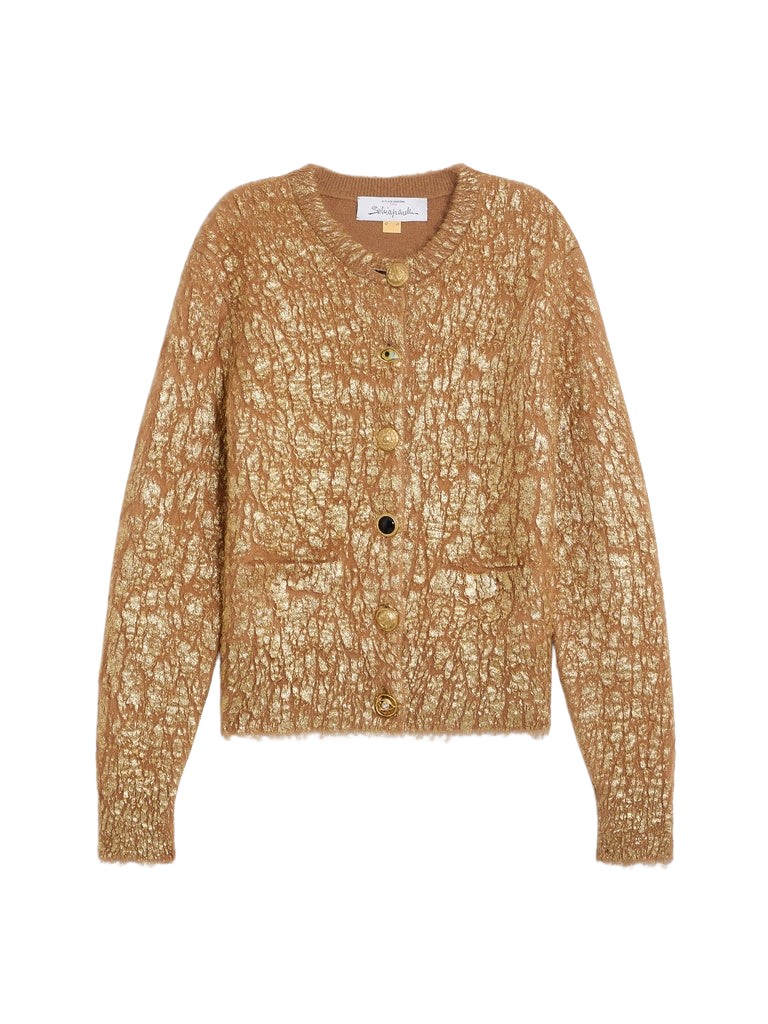 Schiaparelli Bijoux Buttons Cardigan Knitwear in Schiaparelli Authentic Luxury Fashion at Coveti