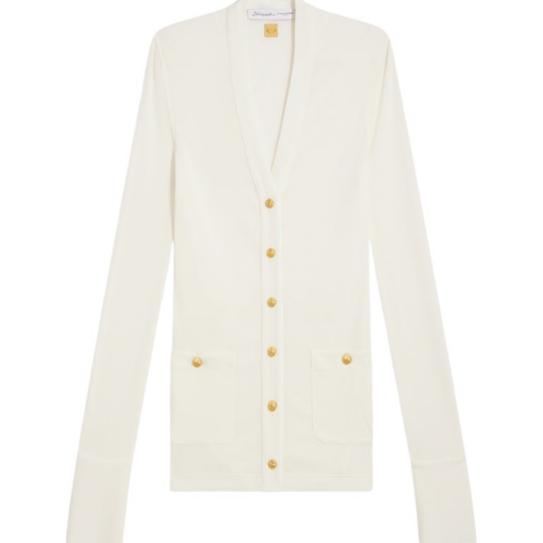 Schiaparelli Bijoux Buttons Cardigan Knitwear in Schiaparelli Authentic Luxury Fashion at Coveti