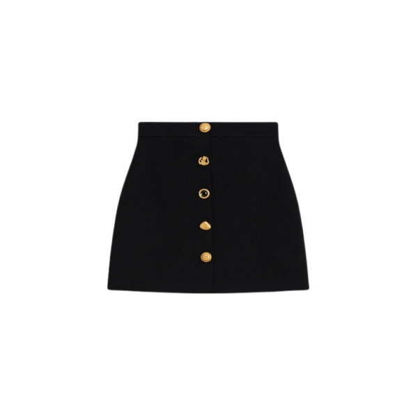 Schiaparelli Bijoux Buttons Miniskirt Skirts in Schiaparelli Authentic Luxury Fashion at Coveti