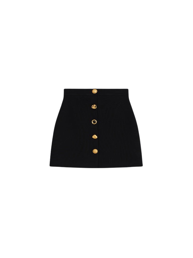 Schiaparelli Bijoux Buttons Miniskirt Skirt
