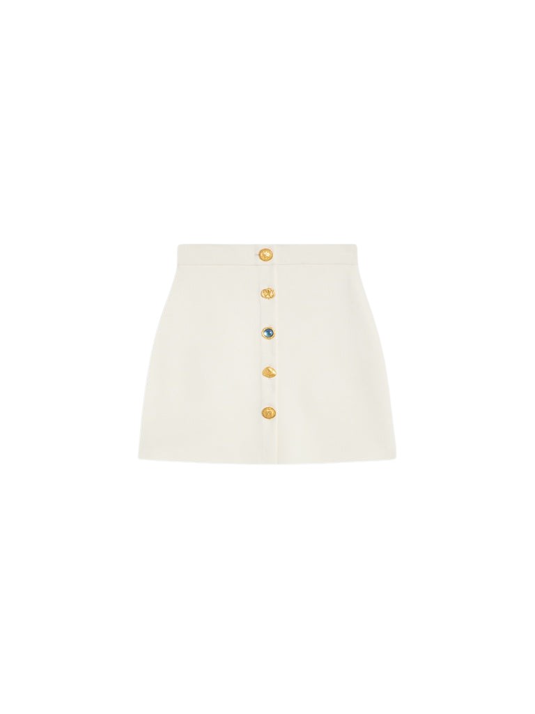 Schiaparelli Bijoux Buttons Miniskirt Skirt