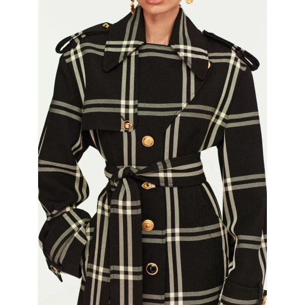 Schiaparelli Bijoux Buttons Trench Coats in Schiaparelli Authentic Luxury Fashion at Coveti