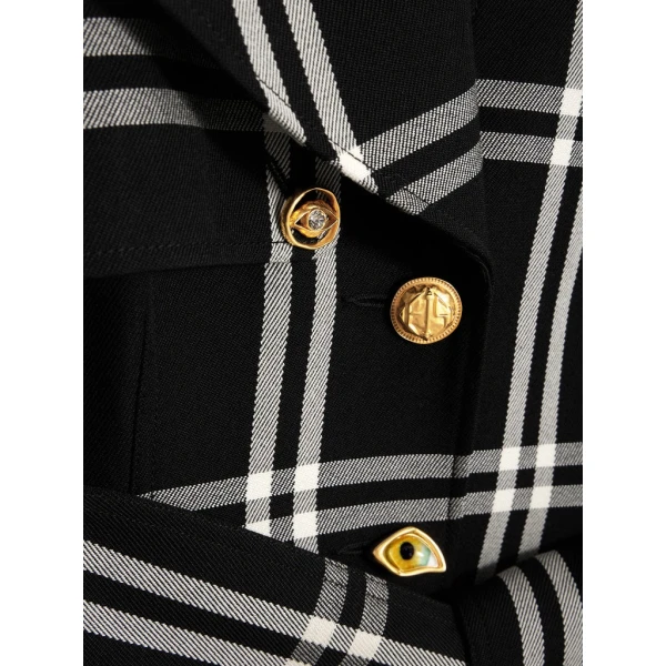 Schiaparelli Bijoux Buttons Trench Coats in Schiaparelli Authentic Luxury Fashion at Coveti