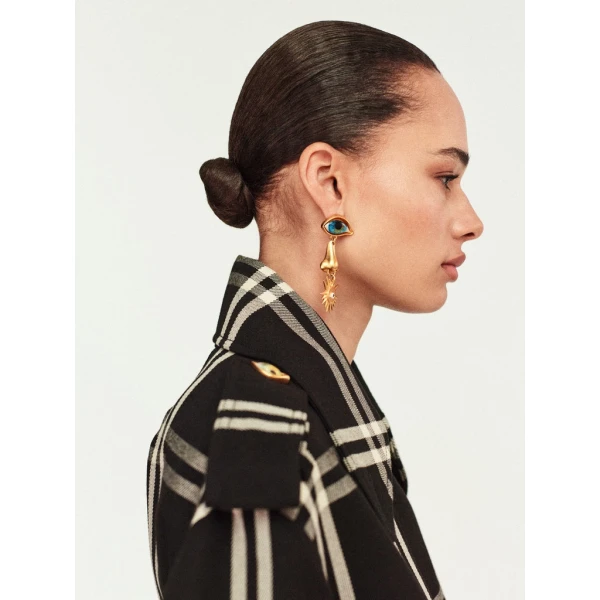 Schiaparelli Bijoux Buttons Trench Coats in Schiaparelli Authentic Luxury Fashion at Coveti