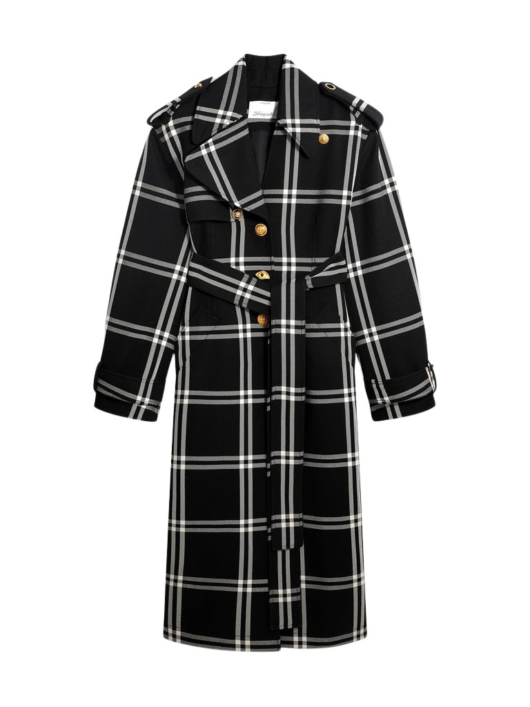 Schiaparelli Bijoux Buttons Trench Coat