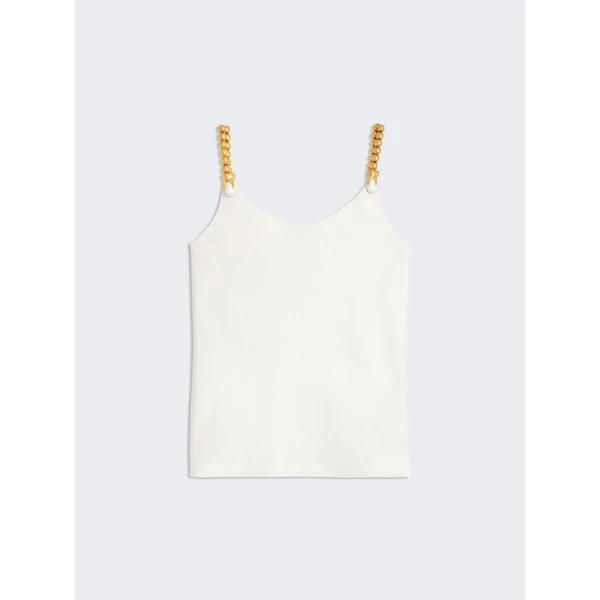 Schiaparelli Bijoux Straps Tank Top Tops in Schiaparelli Authentic Luxury Fashion at Coveti