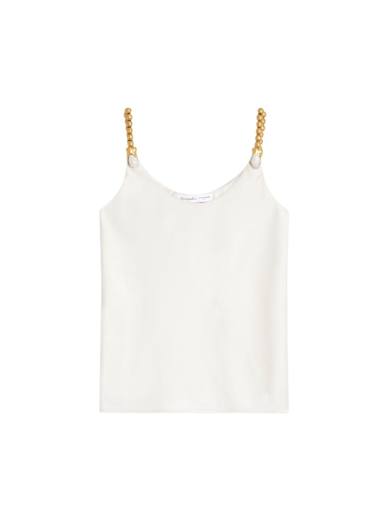 Schiaparelli Bijoux Straps Tank Top Tops in Schiaparelli Authentic Luxury Fashion at Coveti