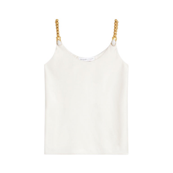 Schiaparelli Bijoux Straps Tank Top Tops in Schiaparelli Authentic Luxury Fashion at Coveti