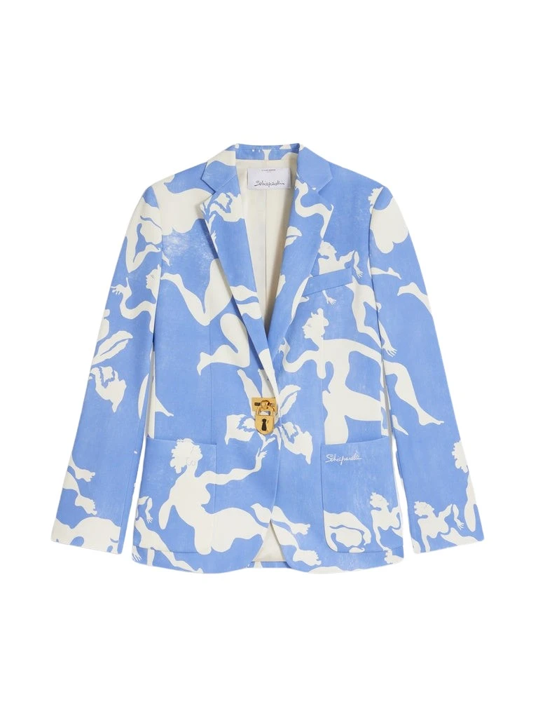 Schiaparelli Bodies Padlock Jacket Jackets in Schiaparelli Authentic Luxury Fashion at Coveti