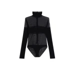 Schiaparelli Body Double Mesh Bodysuit in Schiaparelli Authentic Luxury Fashion at Coveti
