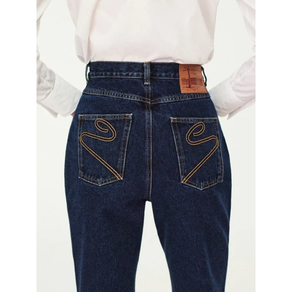 Schiaparelli Bootcut Jeans Pants in Schiaparelli Authentic Luxury Fashion at Coveti