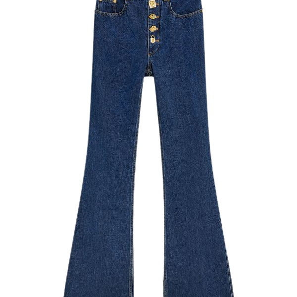 Schiaparelli Bootcut Jeans Pants in Schiaparelli Authentic Luxury Fashion at Coveti
