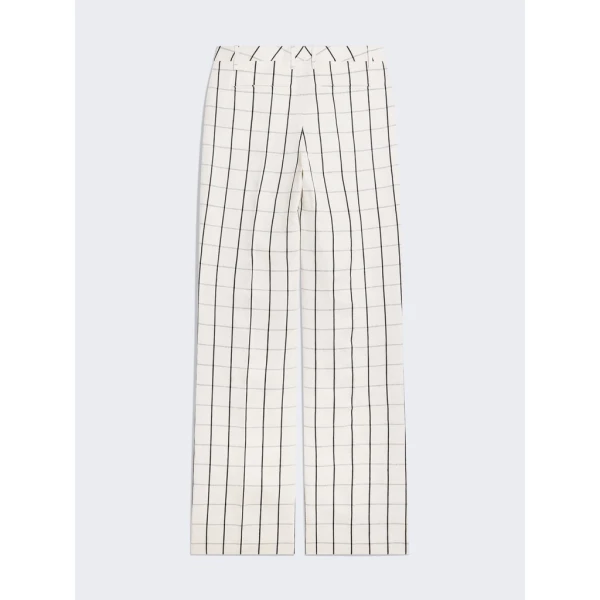 Schiaparelli Boyfit Checks Pants Pants in Schiaparelli Authentic Luxury Fashion at Coveti