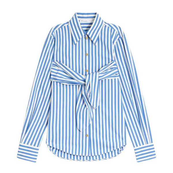Schiaparelli Bra Striped Shirt Tops in Schiaparelli Authentic Luxury Fashion at Coveti
