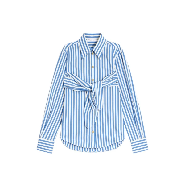 Schiaparelli Bra Striped Shirt Tops in Schiaparelli Authentic Luxury Fashion at Coveti