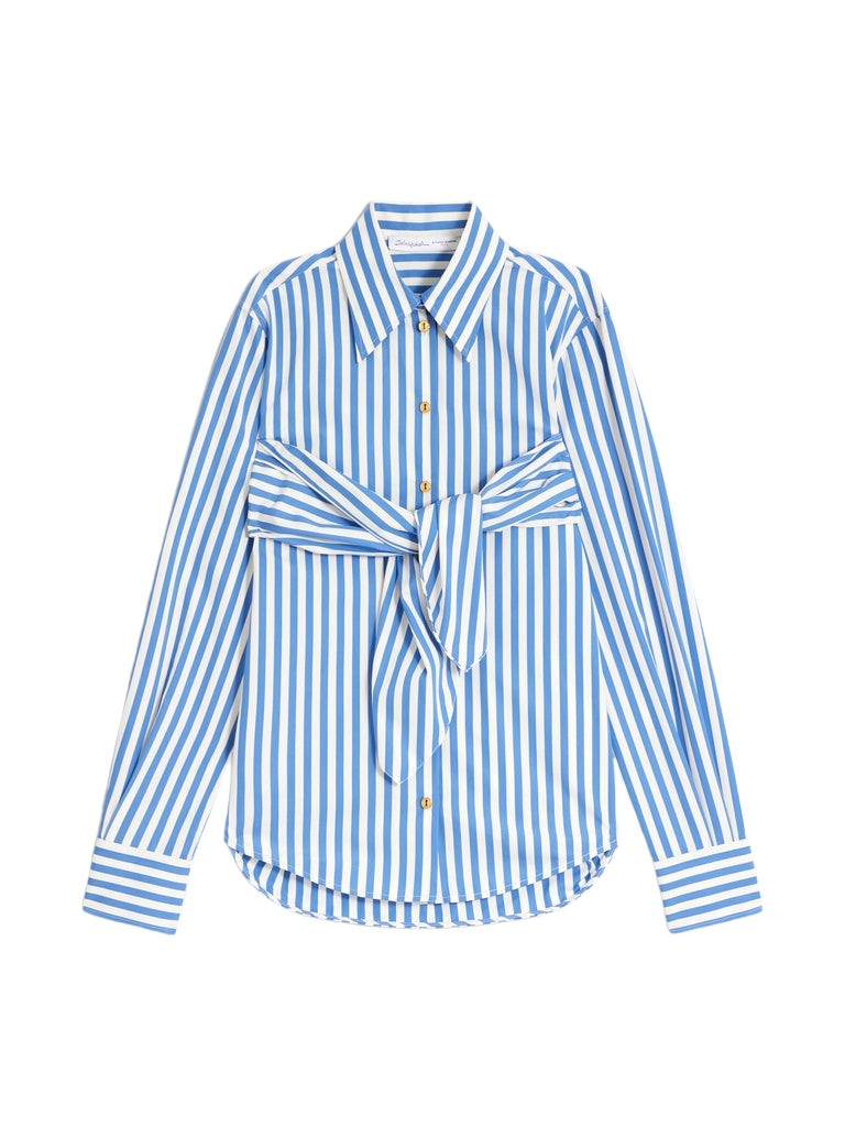 Schiaparelli Bra Striped Shirt