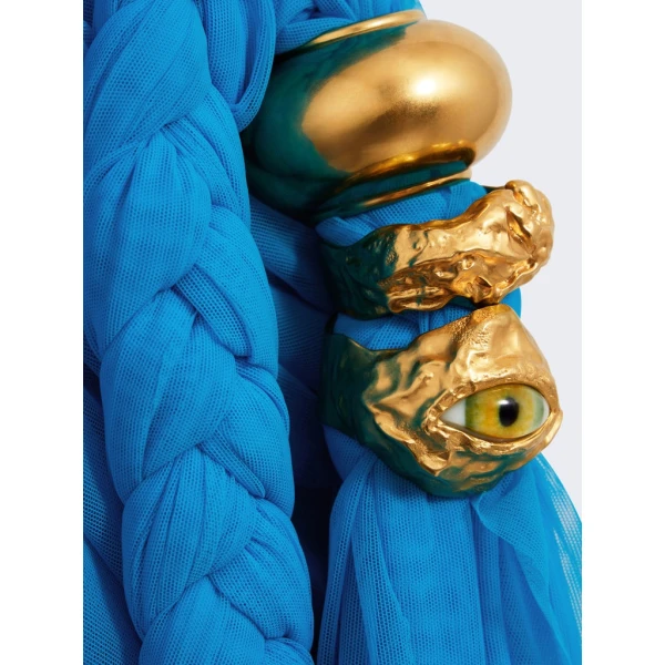Schiaparelli Braided Ballerina Neckline Dress Dresses in Schiaparelli Authentic Luxury Fashion at Coveti