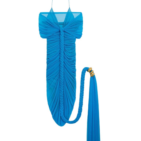 Schiaparelli Braided Ballerina Neckline Dress Dresses in Schiaparelli Authentic Luxury Fashion at Coveti