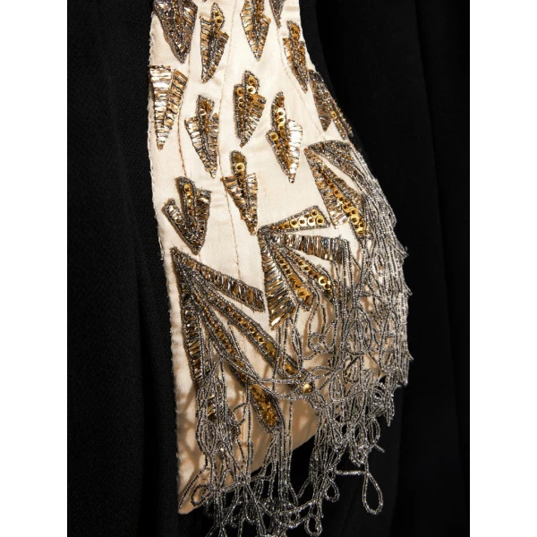 Schiaparelli Broad Shoulders Corset Embroidered Jacket Jackets in Schiaparelli Authentic Luxury Fashion at Coveti