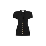 Schiaparelli Broad Shoulders Dress Dresses in Schiaparelli Authentic Luxury Fashion at Coveti