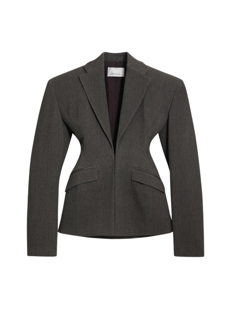 Schiaparelli Broad Shoulders Jacket Jackets in Schiaparelli Authentic Luxury Fashion at Coveti