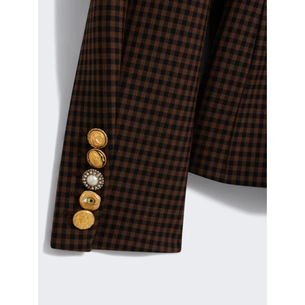 Schiaparelli Broad Shoulders Jacket Jackets in Schiaparelli Authentic Luxury Fashion at Coveti
