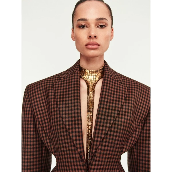 Schiaparelli Broad Shoulders Jacket Jackets in Schiaparelli Authentic Luxury Fashion at Coveti