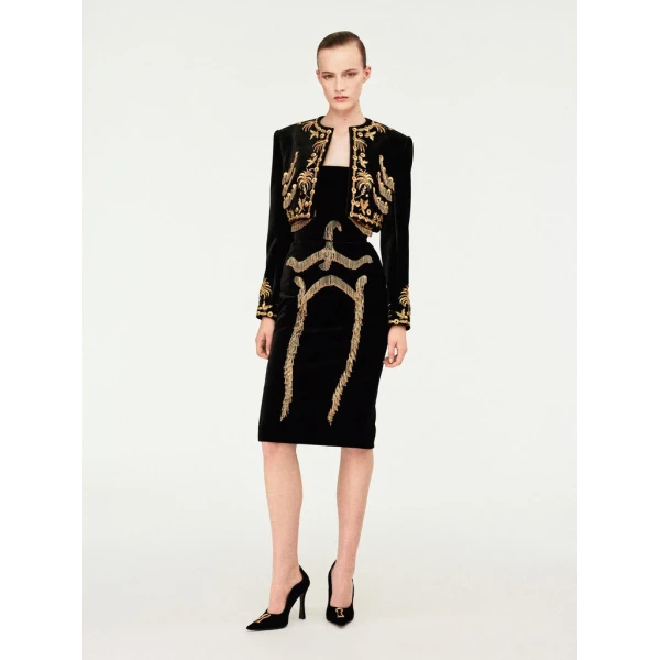Schiaparelli Cardigan Embroidered Jacket Knitwear in Schiaparelli Authentic Luxury Fashion at Coveti