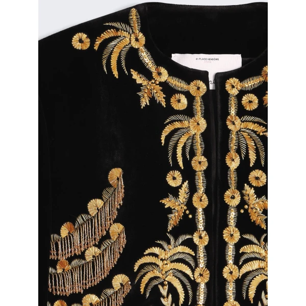 Schiaparelli Cardigan Embroidered Jacket Knitwear in Schiaparelli Authentic Luxury Fashion at Coveti