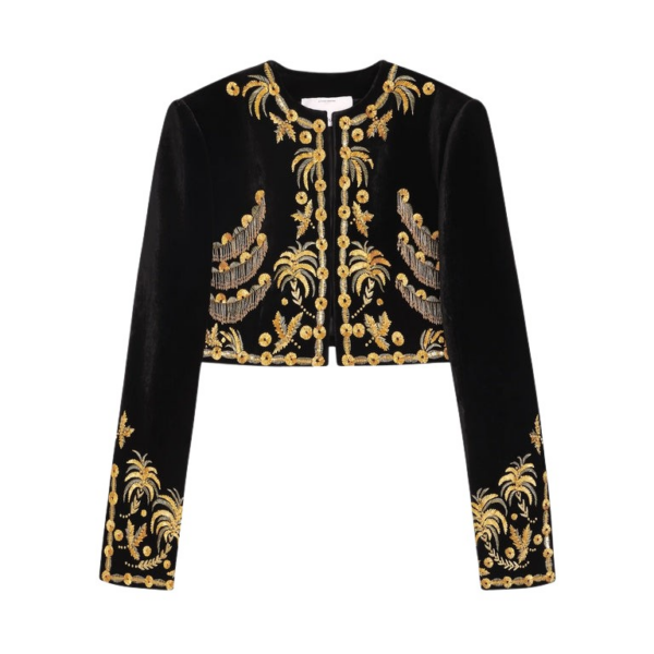 Schiaparelli Cardigan Embroidered Jacket Knitwear in Schiaparelli Authentic Luxury Fashion at Coveti