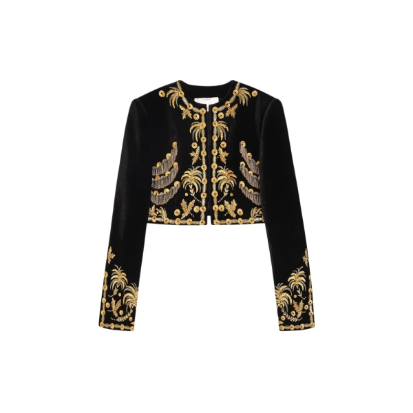 Schiaparelli Cardigan Embroidered Jacket Knitwear in Schiaparelli Authentic Luxury Fashion at Coveti