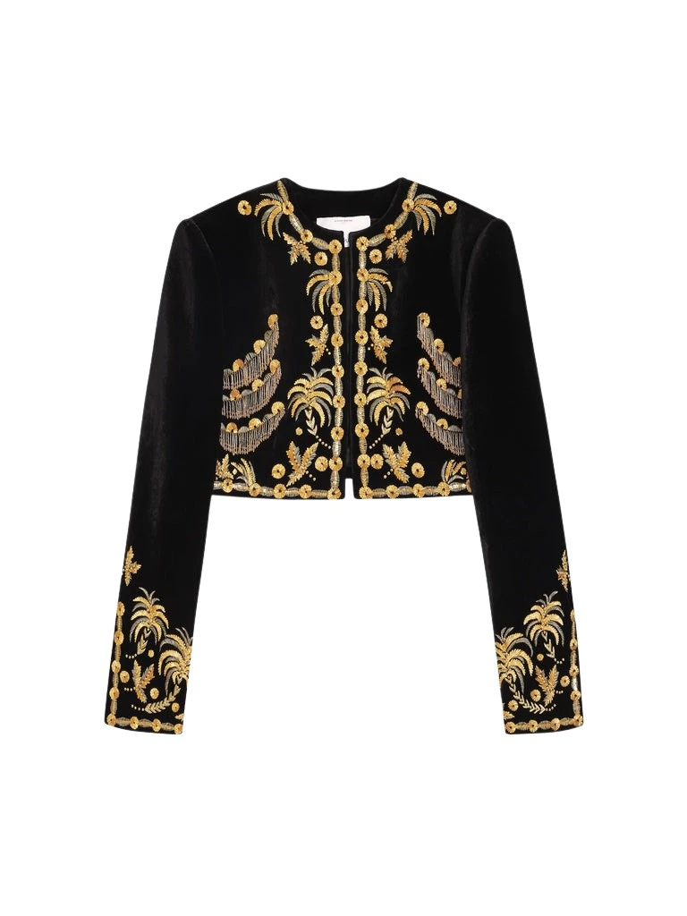 Schiaparelli-Cardigan-Embroidered-Jacket76707_nobg Schiaparelli Cardigan Embroidered Jacket Knitwear in Schiaparelli Authentic Luxury Fashion at Coveti