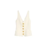 Schiaparelli-Chain-Bijoux-Gilet-320132_nobg Schiaparelli Chain Bijoux Gilet Jackets in Schiaparelli Authentic Luxury Fashion at Coveti