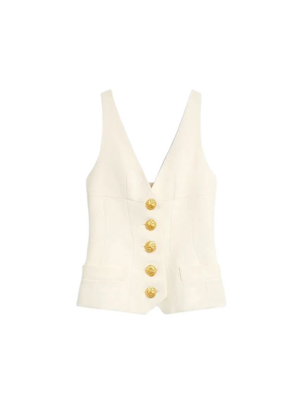 Schiaparelli-Chain-Bijoux-Gilet-320132_nobg Schiaparelli Chain Bijoux Gilet Jackets in Schiaparelli Authentic Luxury Fashion at Coveti