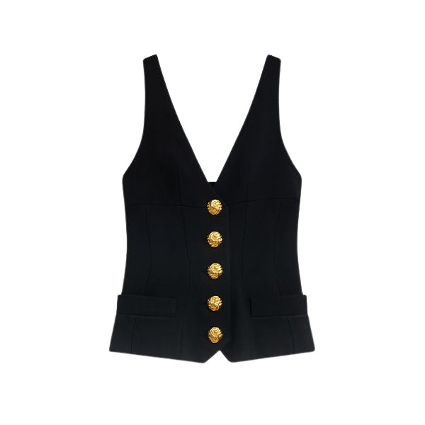 Schiaparelli Chain Bijoux Gilet Jackets in Schiaparelli Authentic Luxury Fashion at Coveti