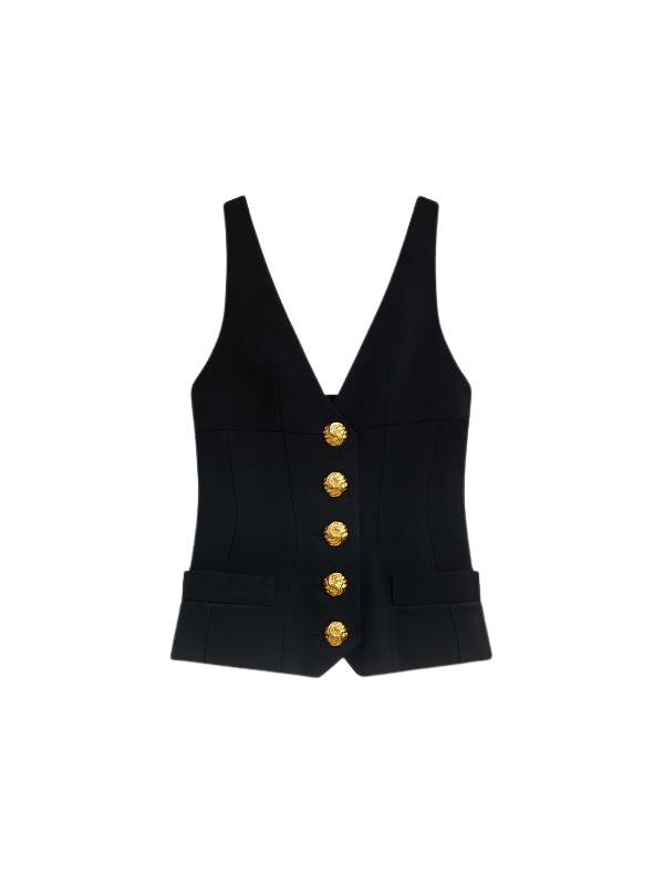 Schiaparelli Chain Bijoux Gilet Jackets in Schiaparelli Authentic Luxury Fashion at Coveti