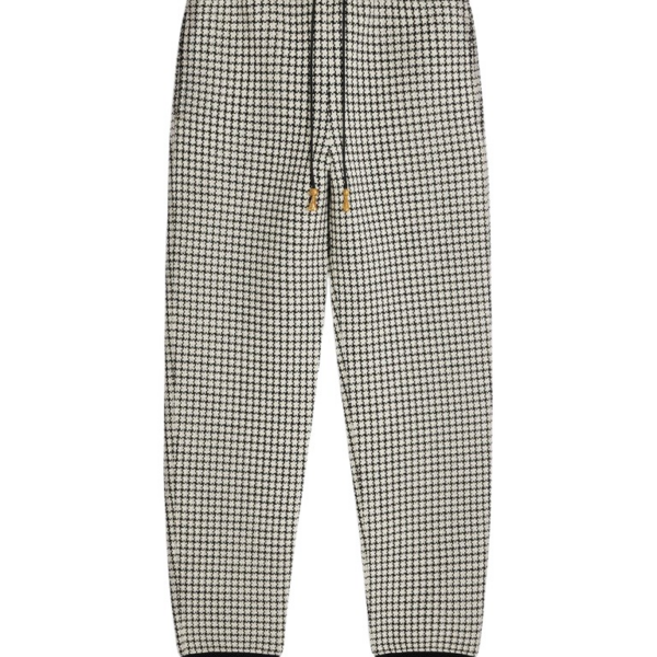 Schiaparelli Checkered Sweatpants Pants in Schiaparelli Authentic Luxury Fashion at Coveti
