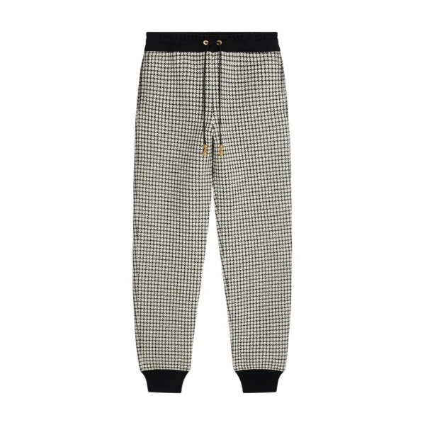 Schiaparelli Checkered Sweatpants Pants in Schiaparelli Authentic Luxury Fashion at Coveti