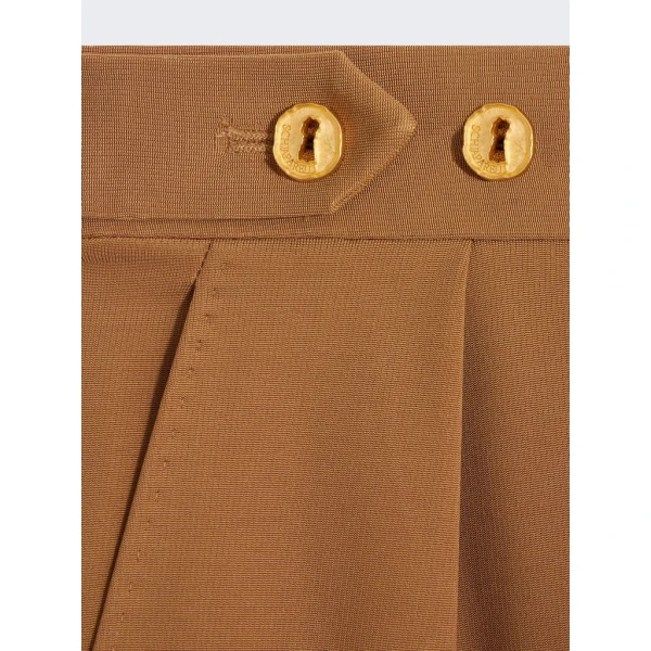 Schiaparelli Cigarette Pleated Pants Pants in Schiaparelli Authentic Luxury Fashion at Coveti