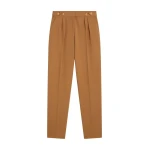 Schiaparelli Cigarette Pleated Pants Pants in Schiaparelli Authentic Luxury Fashion at Coveti