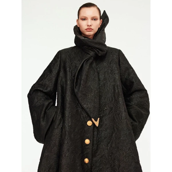 Schiaparelli Circle Coat Coats in Schiaparelli Authentic Luxury Fashion at Coveti