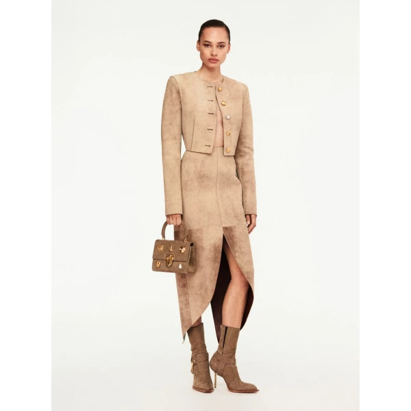 Schiaparelli Collarless Short Jacket Jackets in Schiaparelli Authentic Luxury Fashion at Coveti