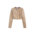 Schiaparelli Collarless Short Jacket Jackets in Schiaparelli Authentic Luxury Fashion at Coveti