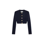 Schiaparelli Collarless Short Jacket Jackets in Schiaparelli Authentic Luxury Fashion at Coveti