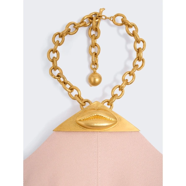 Schiaparelli Column Dress Dresses in Schiaparelli Authentic Luxury Fashion at Coveti